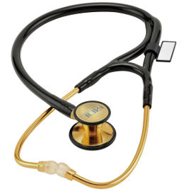 Złoty stetoskop kardiologiczny